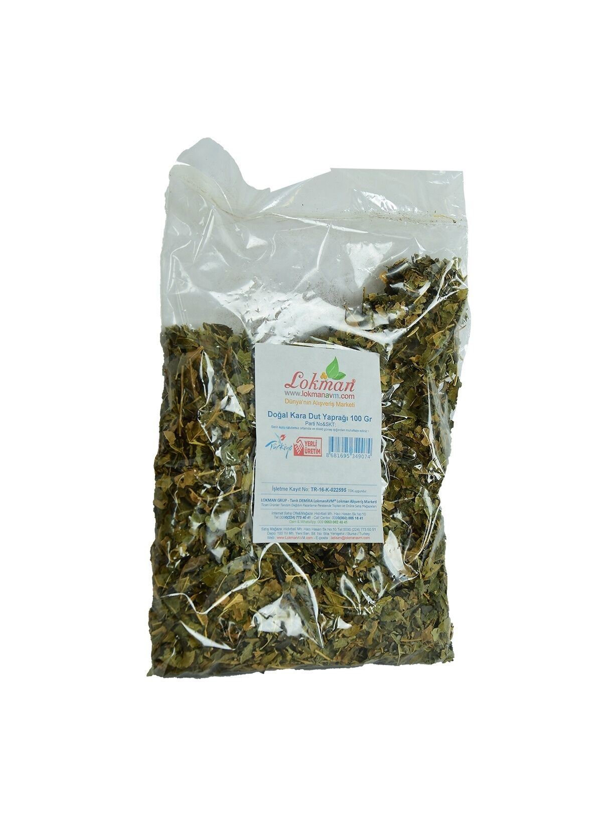 Lokmanavm Kara Dut Yaprağı 100 gr