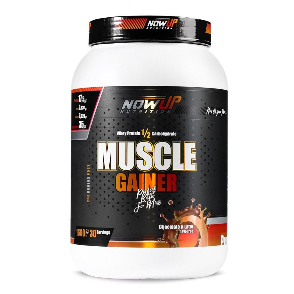 Nowup Muscle Gainer Çikolatalı Latte Aromalı 1740 gr