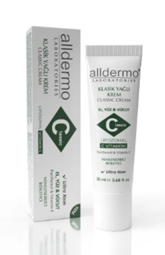 Alldermo Klasik Yağlı C Vit Krem 20 ml - 20'li Stant
