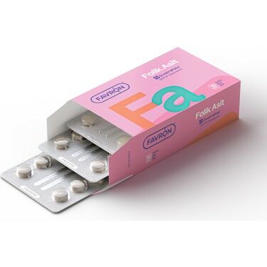 Favron Folik Asit 30 Tablet Takviye Edici Gıda