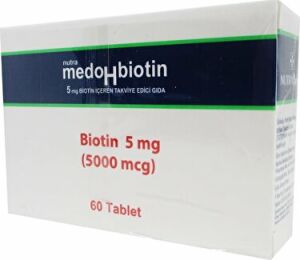Medohbiotin 5 mg 60 Tablet