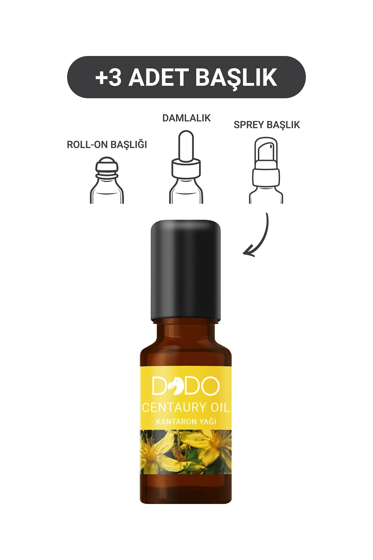 Dodo Kantaron Yağı Sprey Başlıklı 15 ml