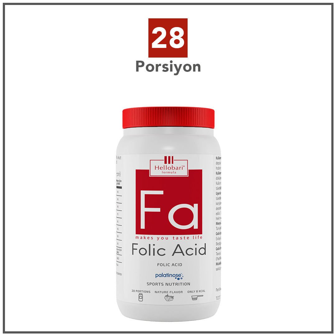 Hellobari Formula Folic Acid Doğal Çilek Aromalı 28 Porsiyon