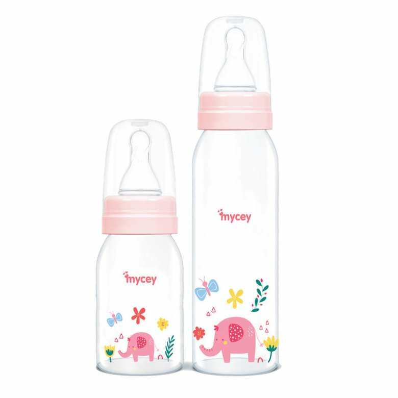 Mycey Cam Biberon Seti 0+ Ay 250+125 ml 2'li - Pembe