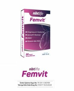 Nbtlıfe Femvıt 30 Kapsul