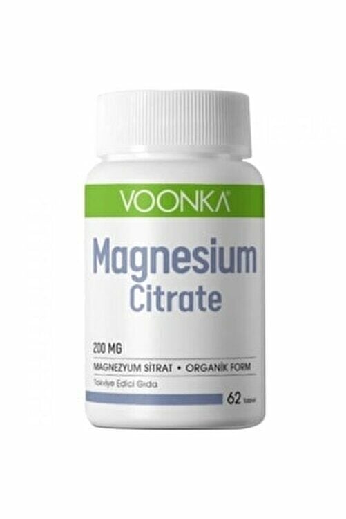 Voonka Magnesium Citrate 200 mg 62 Kapsül
