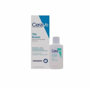 Cerave Yüz Kremi 52 ml + Cerave Köpüren Temizleyici 20 ml