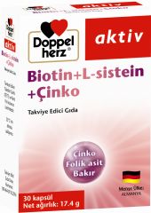 Doppelherz Biotin L-Sistein Cinko 30 Kapsul