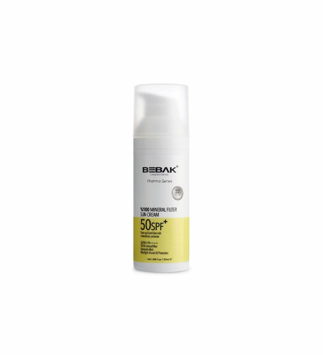 Bebak Pharma Mineral Güneş Kremi SPF50+ 50 ml