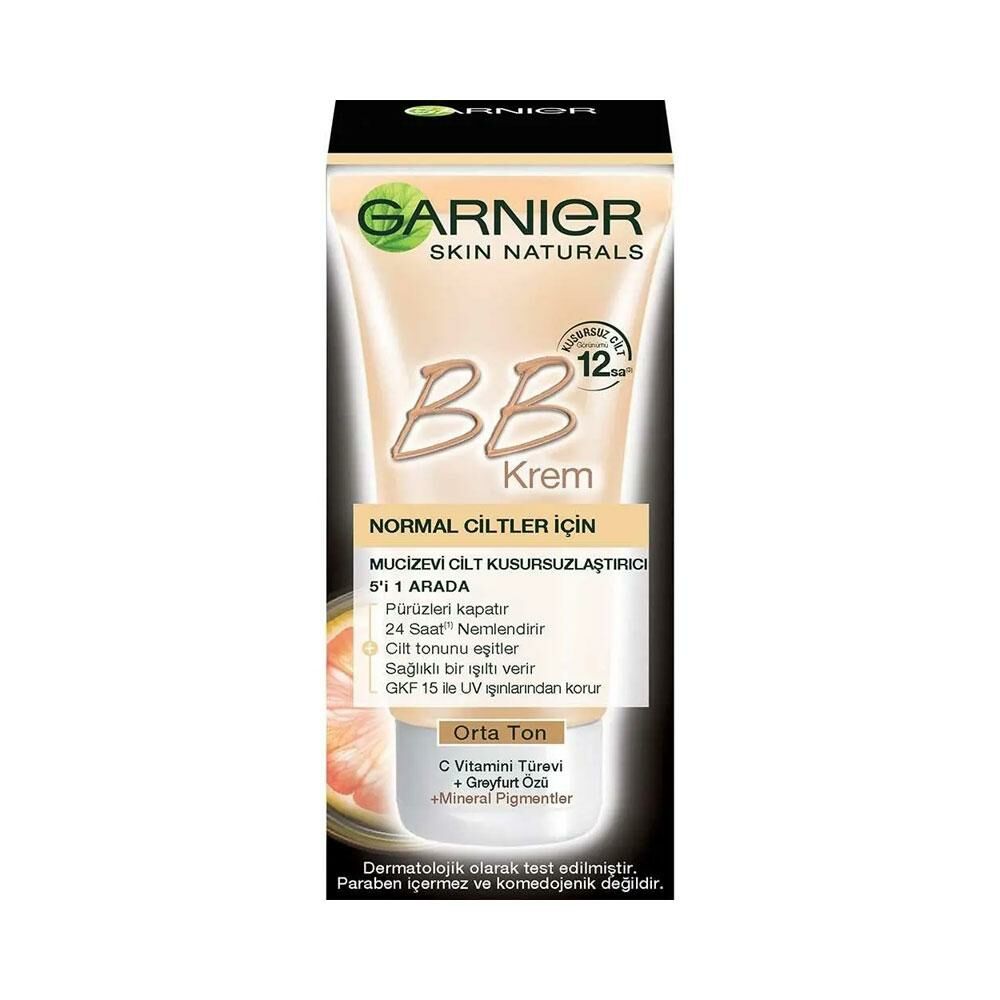 Garnier BB Krem Mucizevi Cilt Orta Ton 50 ml