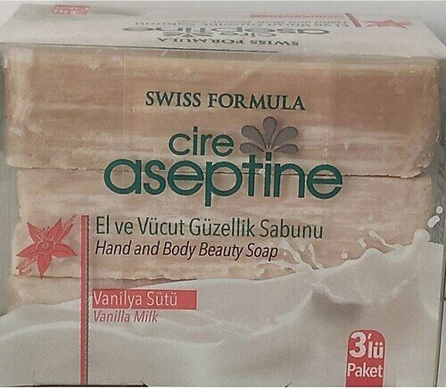 Cire Aseptine Sabun Vanilya Sütü Özlü 100 gr 3'lü