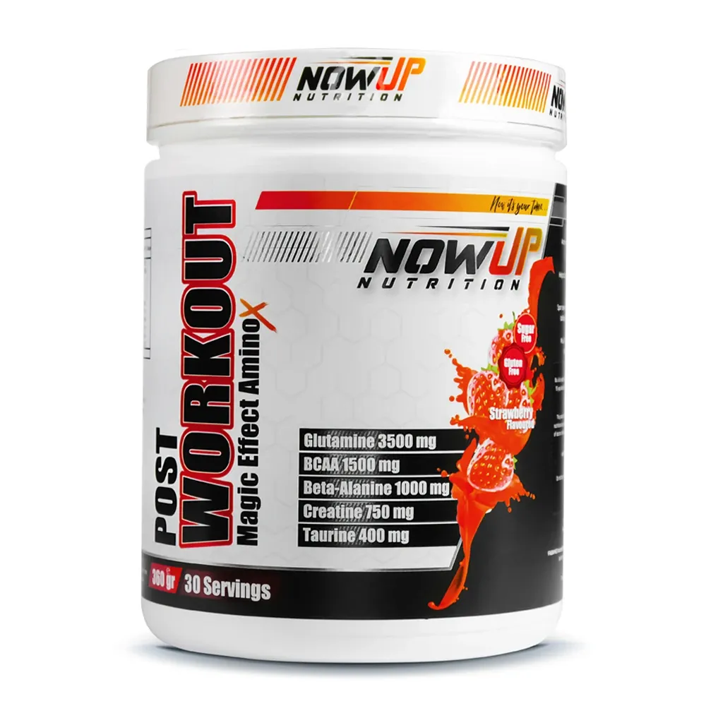 Nowup Post-Workout Strawberry Çilek Aromalı 360 gr