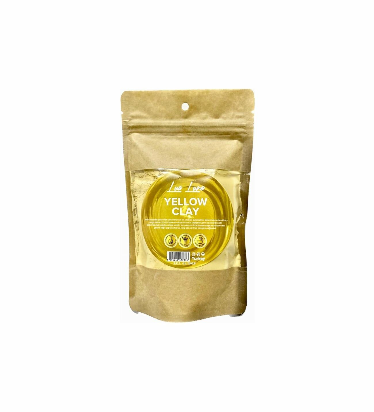 Lua Luna Yellow Clay Toz Kil Maskesi 250 gr