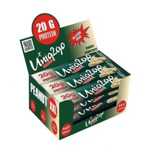 Uniq2go Peanut xxLarge Yer Fıstıklı Protein Bar 12 Adet