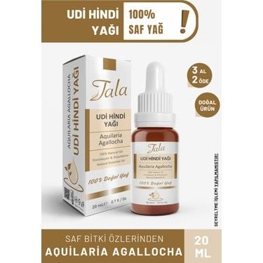 Tala Udi Hindi Yağı Soğuk Sıkım 20 ml