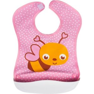 Sevi Bebe Plastik Cepli Önlük - Arı Art-72