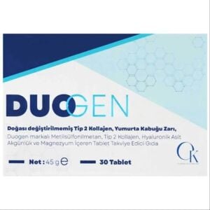 Duogen 30 Tablet | Tip 2 Kolajen ve Yumurta Kabuğu Zarı İçeren Ürün