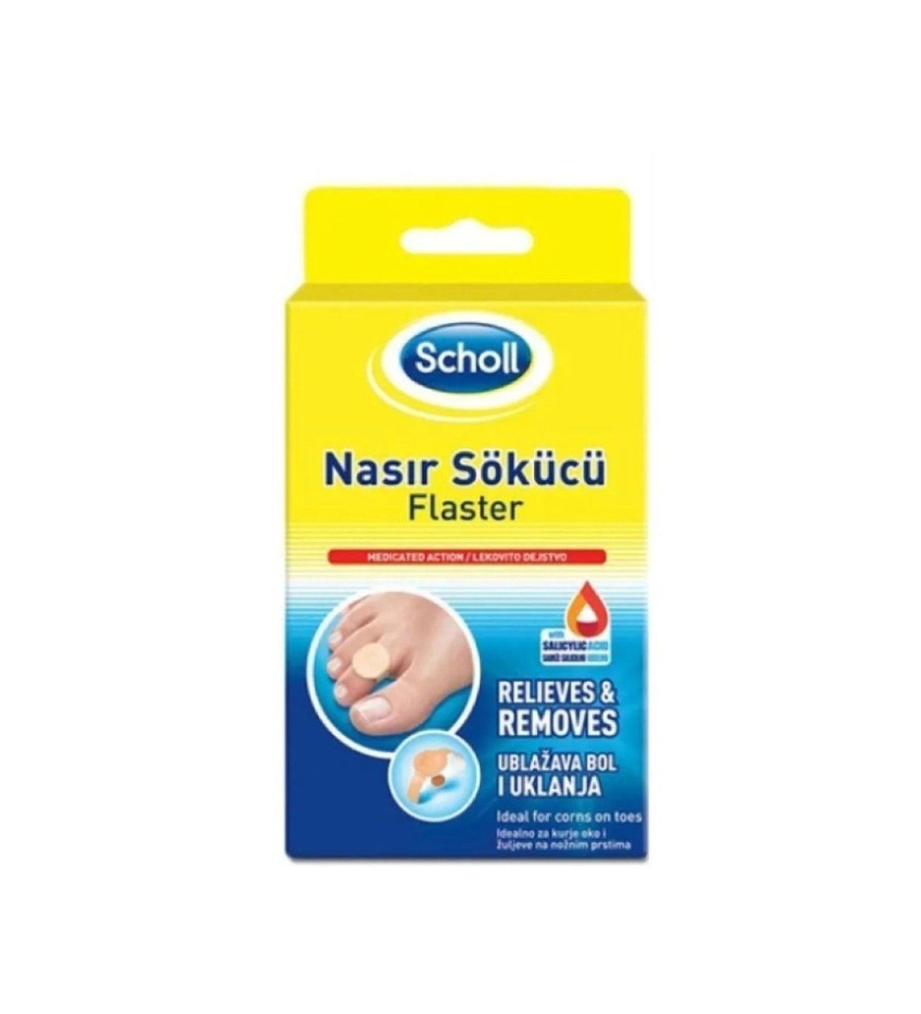 Scholl Nasır Sökücü Flaster 4'lü