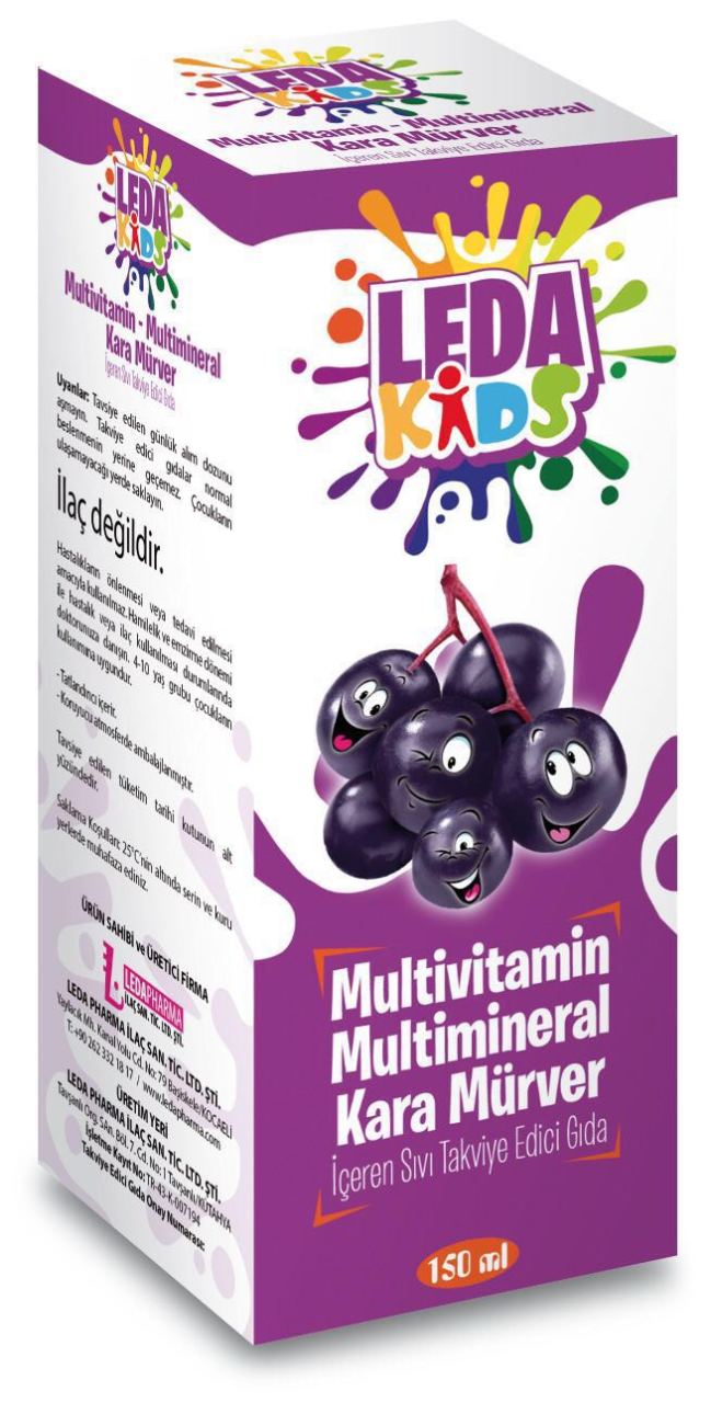 Ledakids Sambu Kara Mürver Ekstresi 125 ml