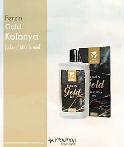 Ferzin Gold Cam Şişe Kolonya 80 Derece 200 ml