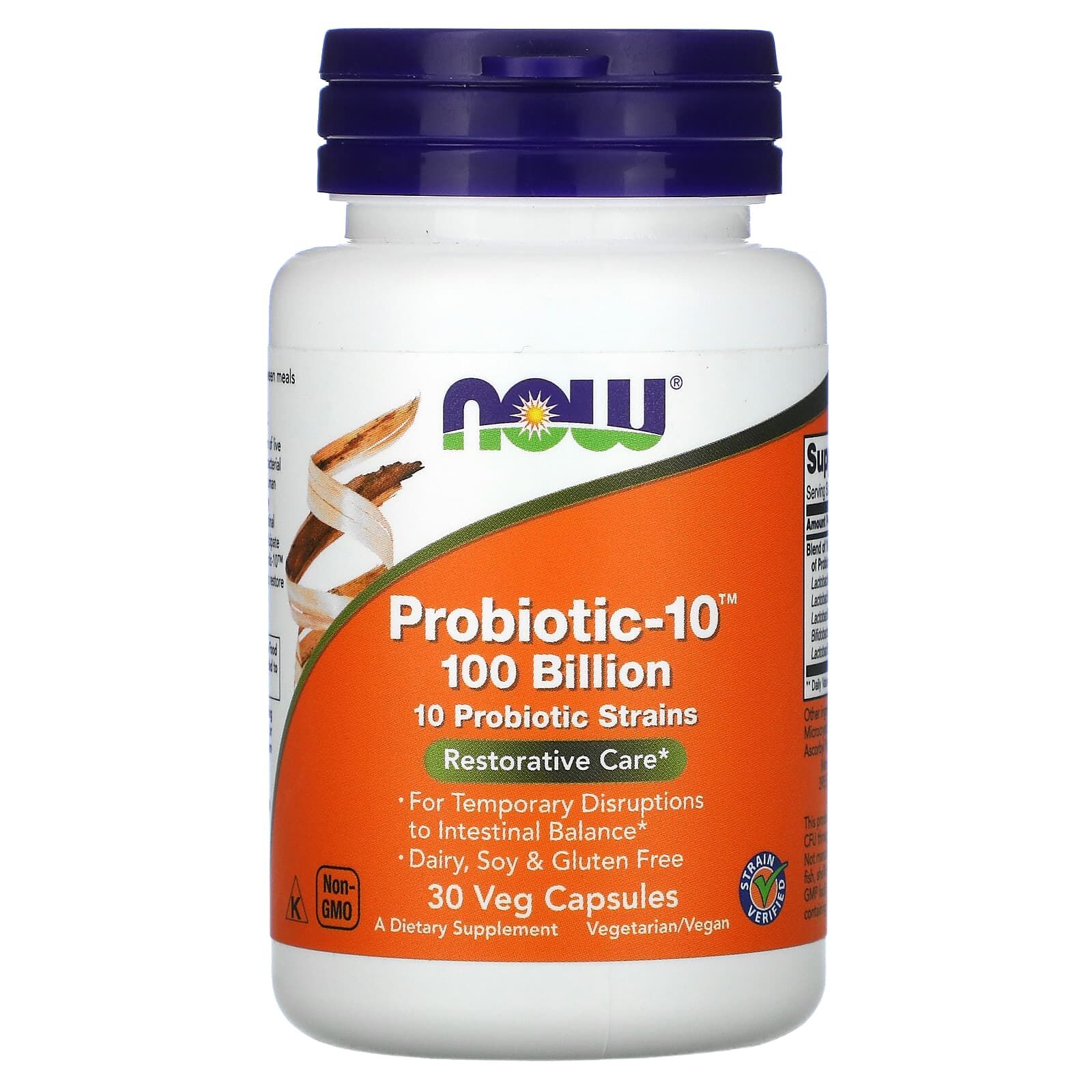 Now Foods Probiotic-10 100 Billion 30 Bitkisel Kapsül