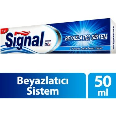 Signal Beyazlatıcı Sistem 50 ml + 50 ml