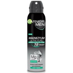 Garnier Men Magnezyum Ultra Kuru Erkek Sprey Deodorant 150 ml