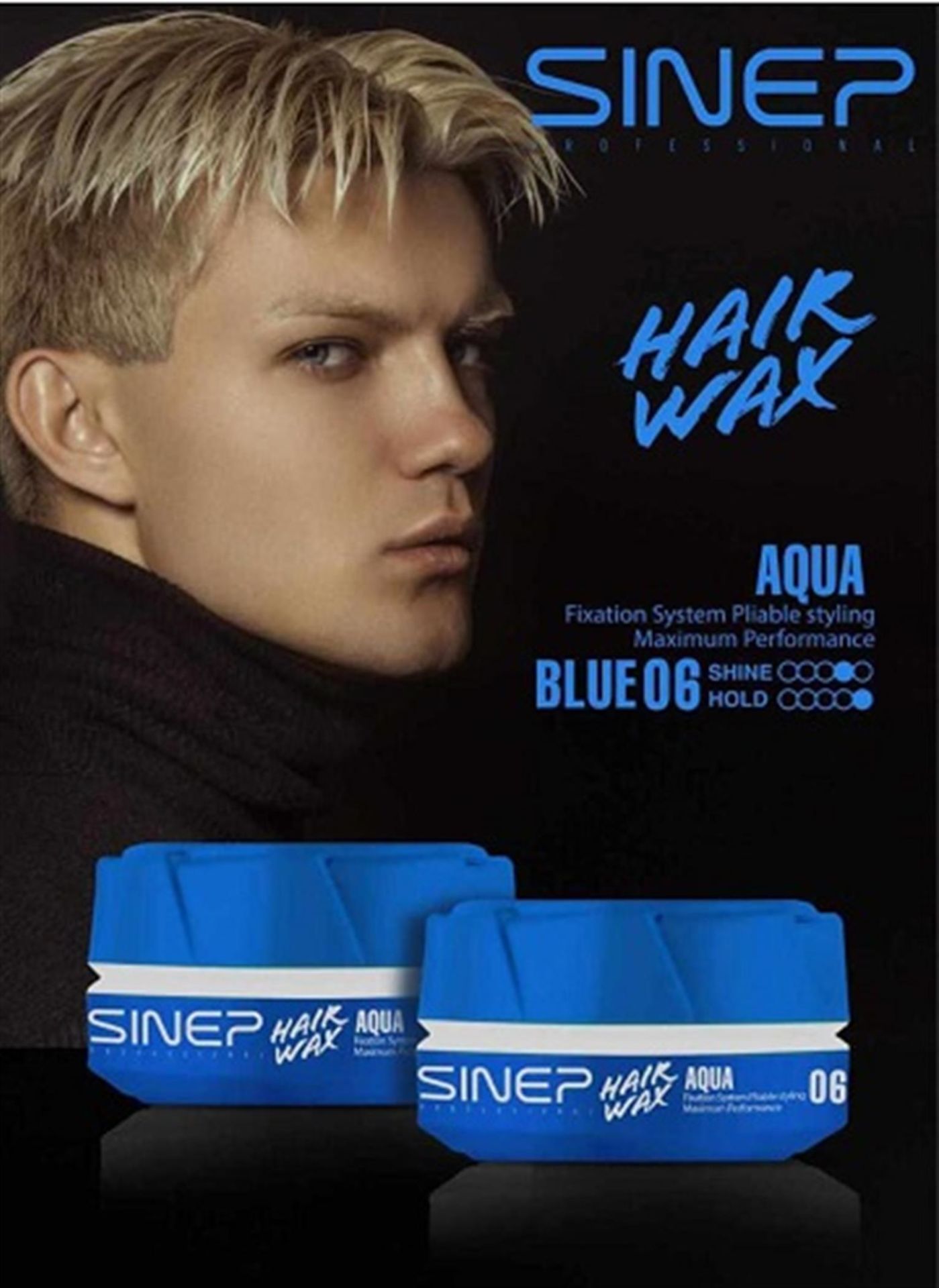Sinep Şekillendirici Aqua Wax Blue No: 6 150 ml
