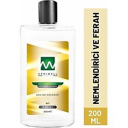 Ferzin Safran Cam Şişe Kolonya 80 Derece 200 ml