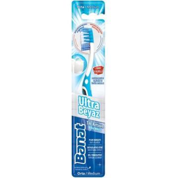 Banat Tri Action Ultra White Diş Fırçası Orta