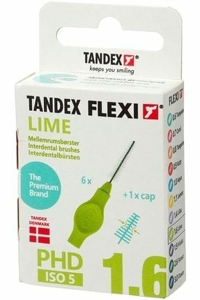 Tandex Arayüz Fırçası Flexi Lime 1 mm 6'lı