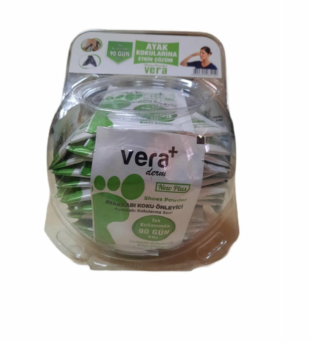 Vera Derm Ayak Koku Önleyici Toz 10 gr - 48 Adet Fanus Hediyeli