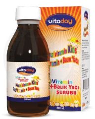 Vitaday Multi-Vitamin Kids Portakal Aromalı 200Ml