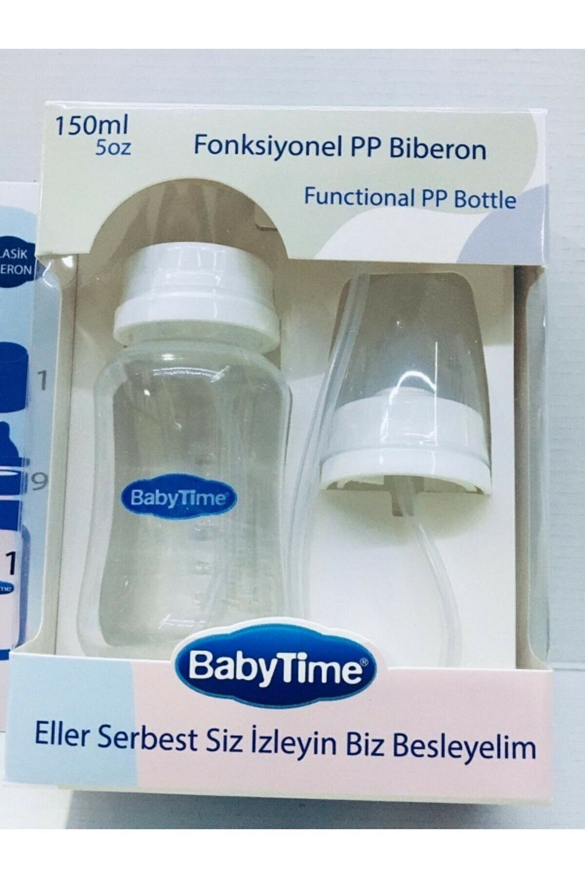 Baby Time BT090 Fonksiyonel PP Biberon Ekonomik Paket Hortumlu 2'li