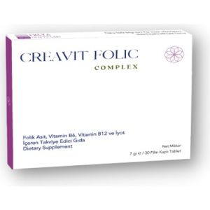 Creavit Folic Complex 7 gr 30 Tablet