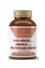 Cialfor Kara Mürver Propolis Multivitamin 30 Tablet