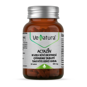 Venatura Actazin Kuru Kivi Ektresi 30 Çiğneme Tablet
