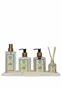 Eyüp Sabri Tuncer Ayvalık Zeytin Çiçeği Set - Oda Kokusu 50 ml +El ve Vücut Losyonu 250 ml + Eau de Cologne 150 ml + Sıvı Sabun 250 ml