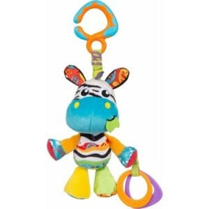 Playgro Munchimal Peluş 0+ Ay Aktivite Oyuncağı - Zebra
