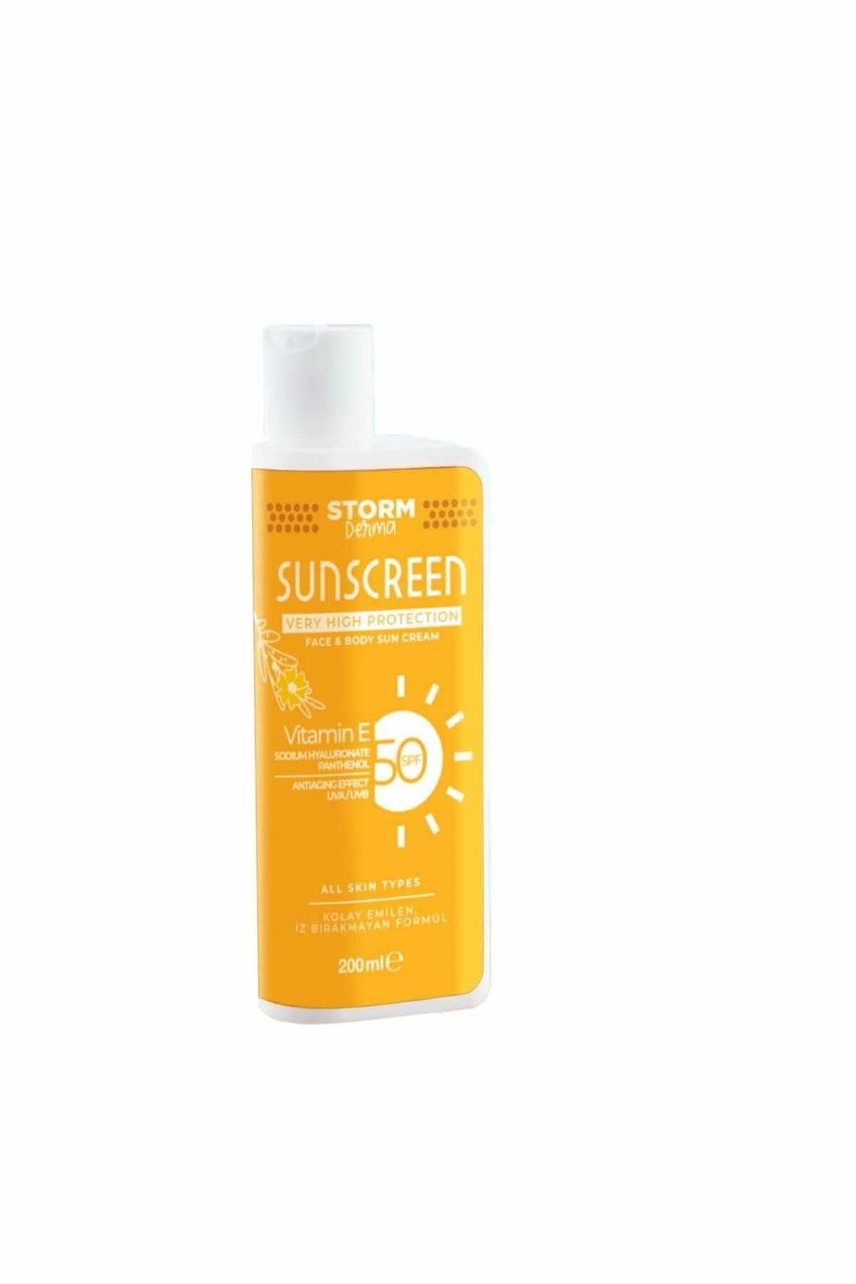 Storm Derma Güneş Kremi SPF50+ 200 ml