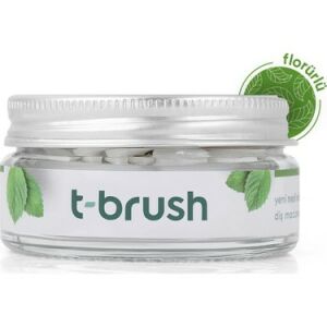 T-brush Naneli Doğal Diş Macunu Tableti Florürlü 90 Tablet