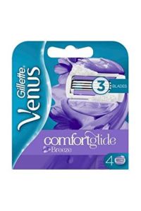 Gillette Venus Breeze Tıraş Makinesi + 4'lü Yedek Tıraş Bıçağı