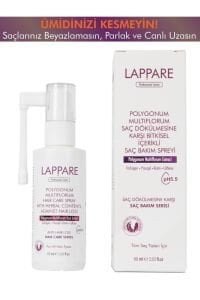 Lappare Polygonum Multiflorum Saç Dökülmesine Karşı Bitkisel İçerikli Saç Bakım Spreyi 60 ml