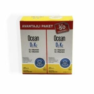 SKT:05/2024 Ocean Vitamin D3+K2 20ml Damla 2.%50 İndirimli