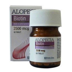 ALOPECIA BIOTIN 2500 mcg 60 tablet