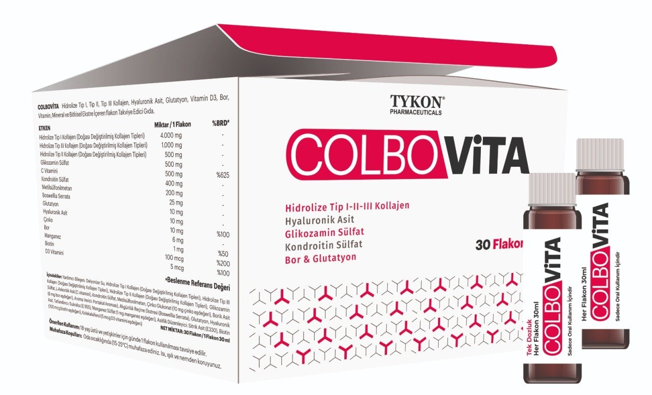 Colbovita Hidrolize Tip 1-2-3 Kollajen 30 ml x 30 Flakon