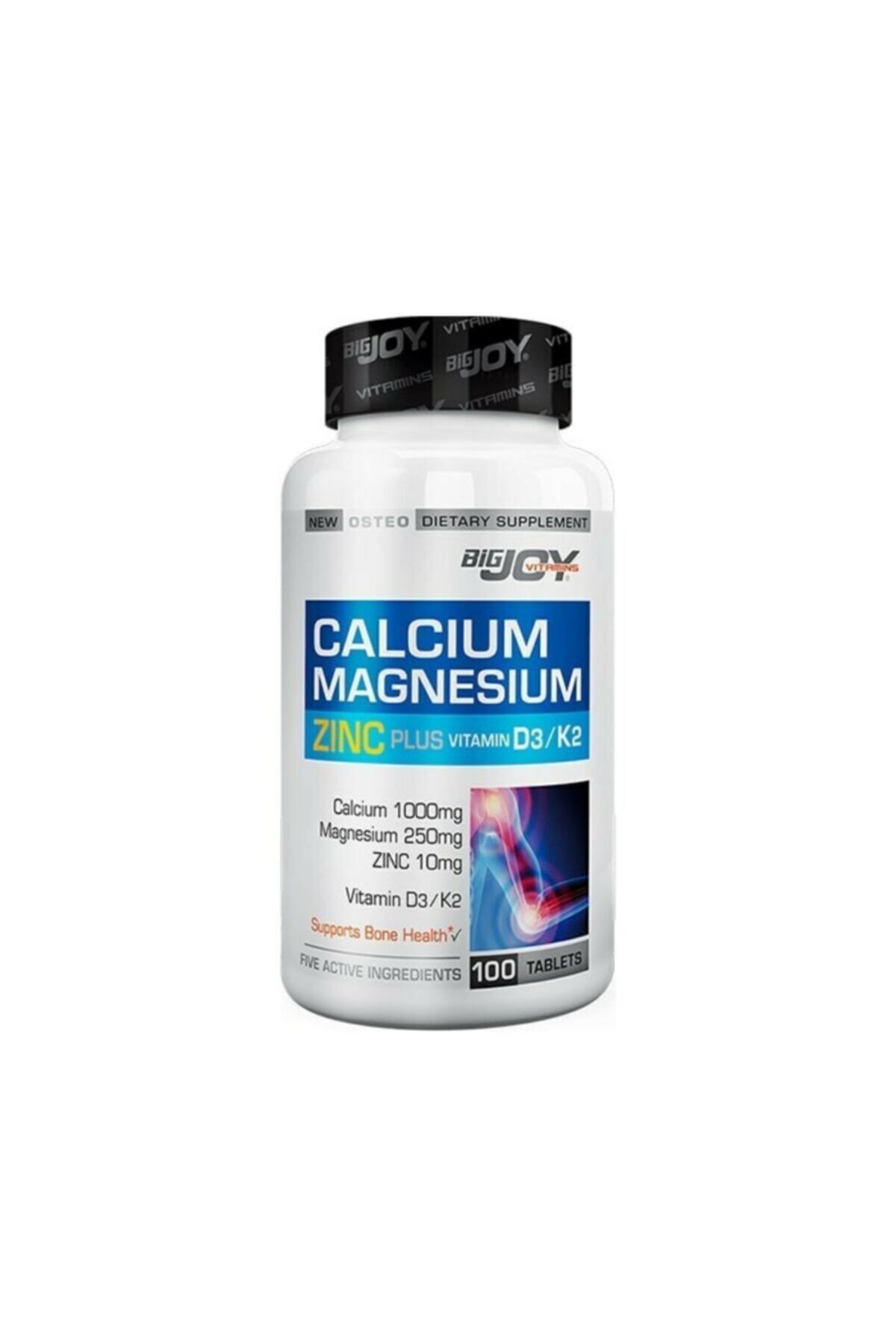 BigJoy Calcium Magnesium Zinc K2 D3 100 Tablet