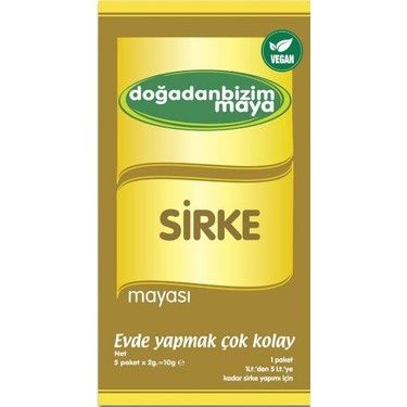 Doğadan Bizim Sirke Mayası 2 gr - 5'li Paket