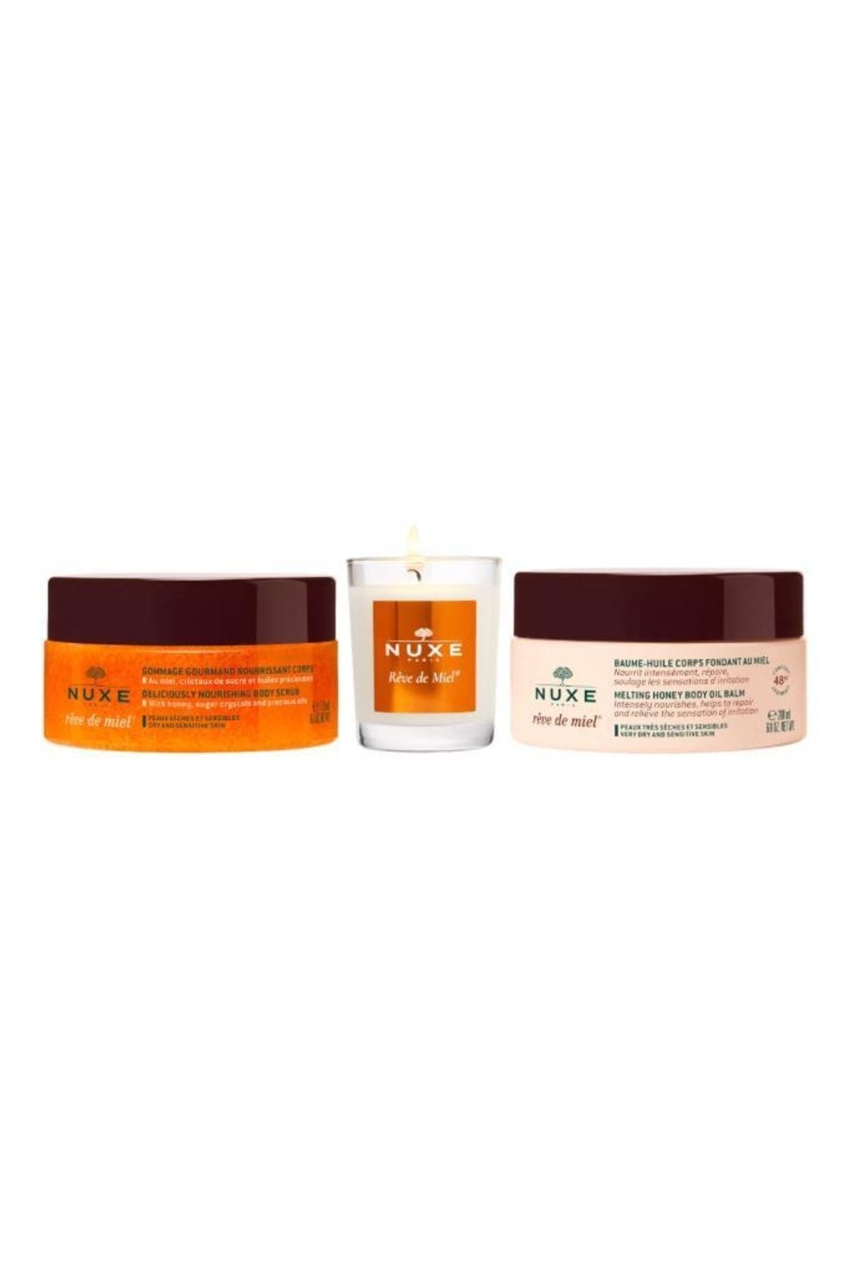 Nuxe Reve De Miel Bakım Seti 200 ml + 175 ml Mum Hediyeli