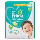 Prima AB Standart 6 Beden Bebek Bezi 22'li